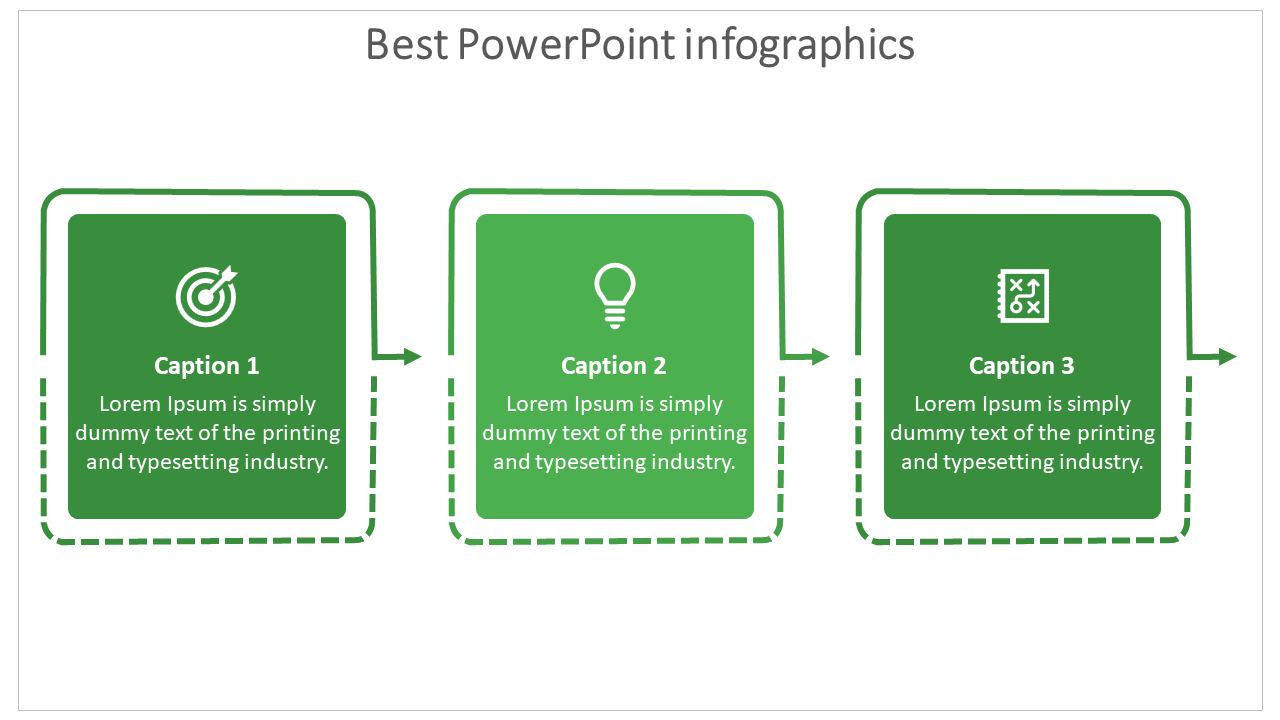 best powerpoint infographics-green